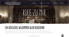 Desktop Screenshot of dreifaltigkeit-stralsund.de